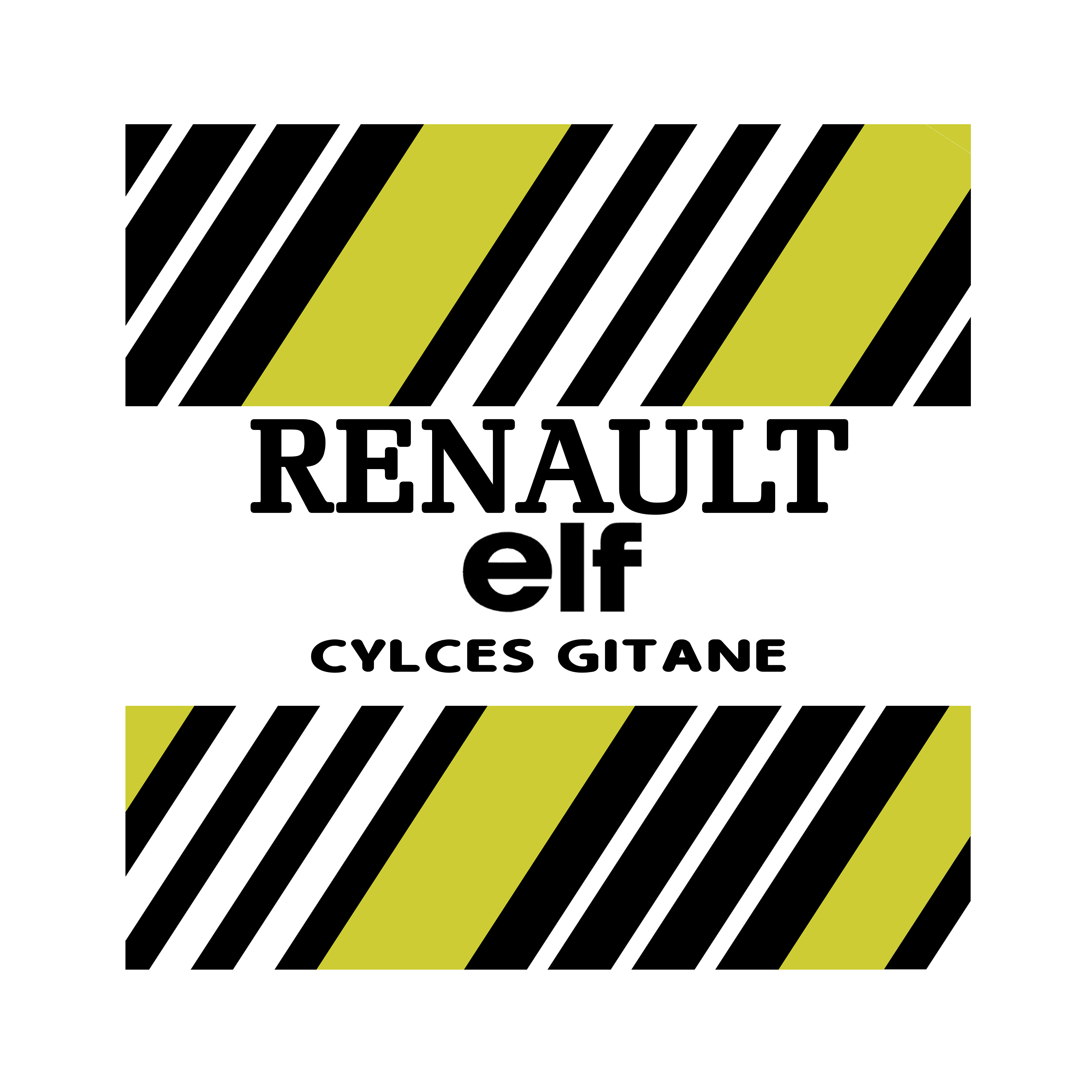 Renault ELF Jersey VINTAGE RETRO CYCLING  METAL TIN SIGN WALL CLOCK 